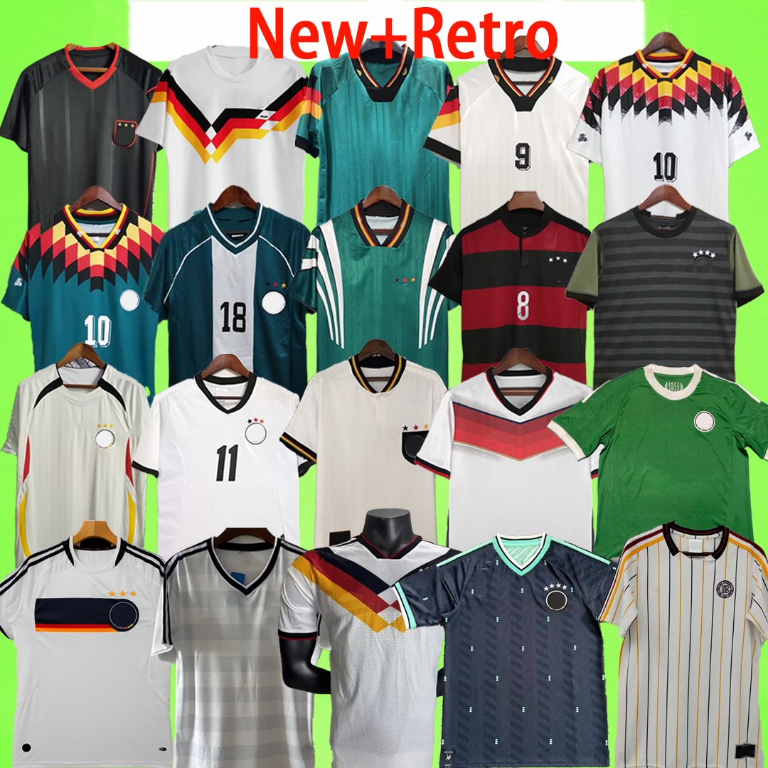 New + Retro 2026 ICON white soccer jersey GermanyS 1984 1988 1990 1992 1994 1996 1998 2002 2004 2006 2008 2010 2012 2014 WOMEN Fan Player version football shirt Molle kids