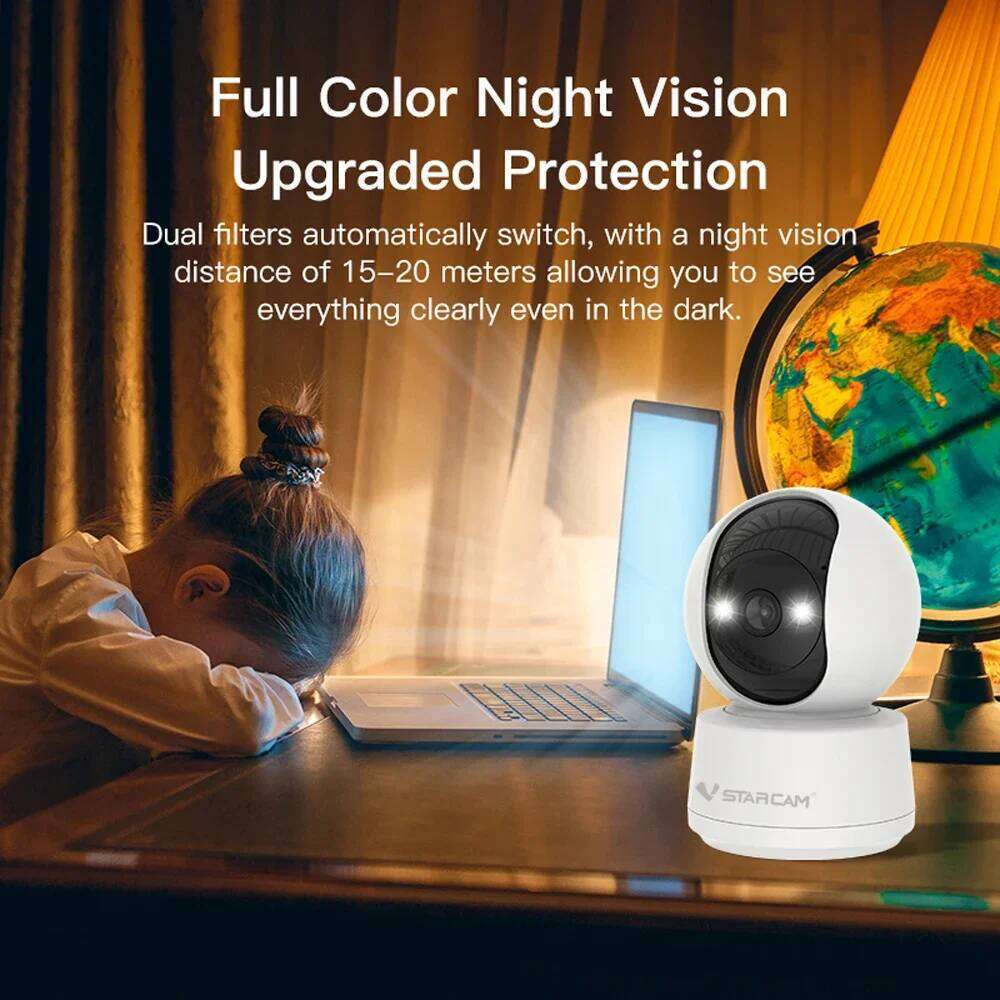 Vstarcam 5MP Smart Video IP 2.4/5GHz Dual-band WiFi AI Humanoid Detection Full Color Night Vision Child Safety Camera 26W0306