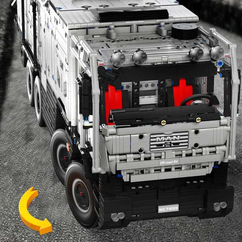 6068PCS Technical Remote Control Off Road RV Building Blocks City Motorhome Model Bricks Kid Educational DIY Toys Birthday Gifts Z260306