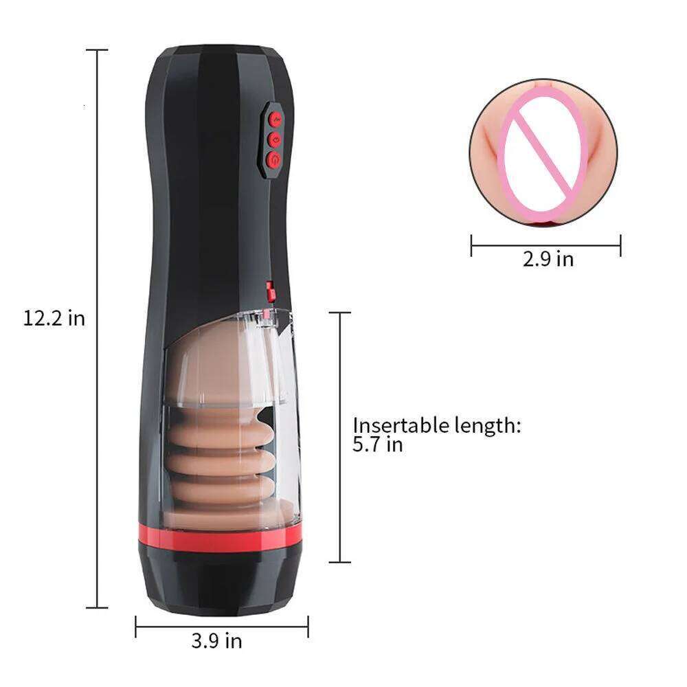 Fully automatic pull-out masturbation inner liner telescopic airplane cup penis exercise device sex toy W260305