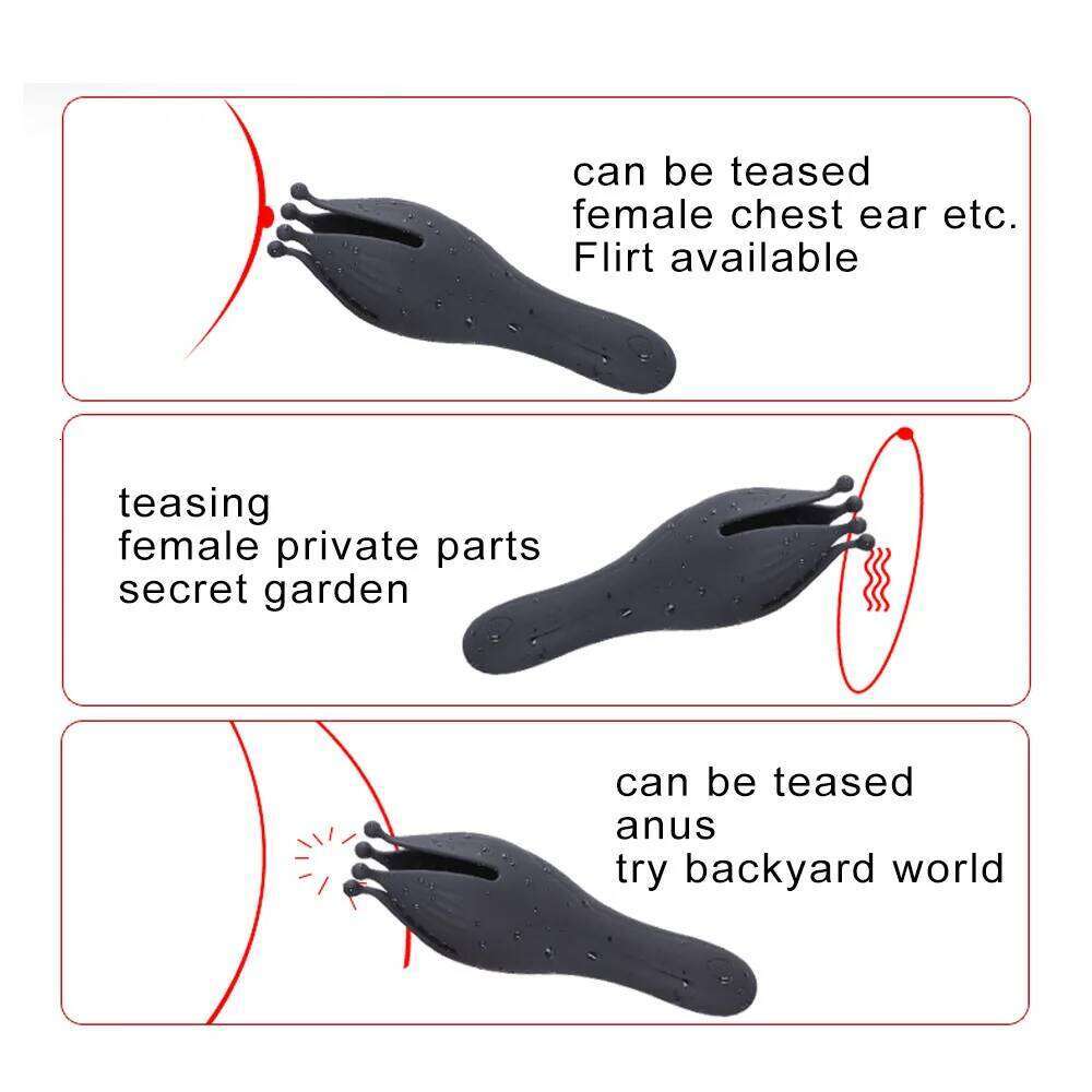 Glans Trainer for Men Powerful Vibrating Penis G Spot Masturbator Soft Fingertip Prolong Endurance Massage Vibrator Erotic Toys W260305