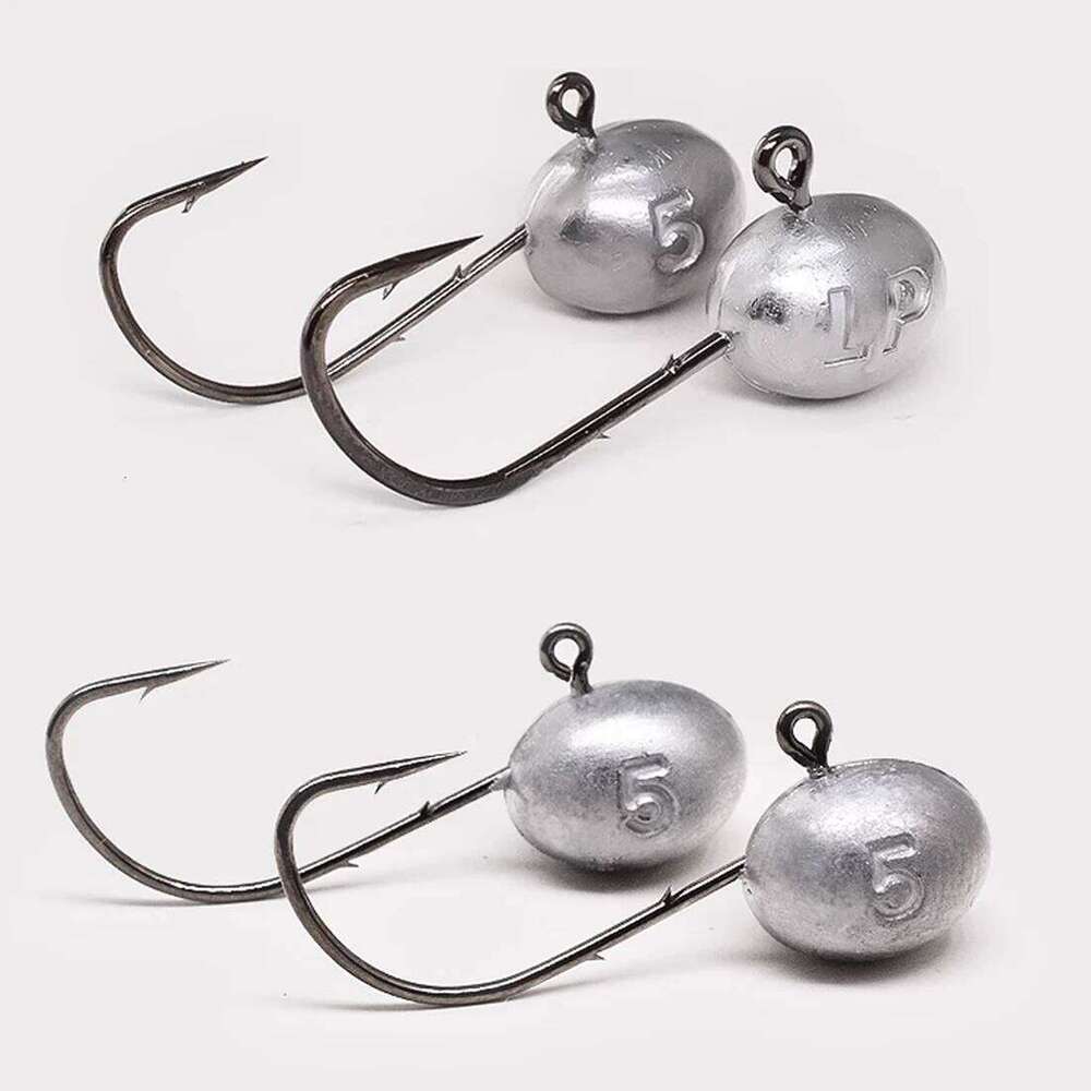 9KM 10Pcs Micro Jig Head 1.5g~7.5g Rockfish Ajing Angle Sharp Root Double Barbed Hook Saltwater Freshwater Tackle S260305