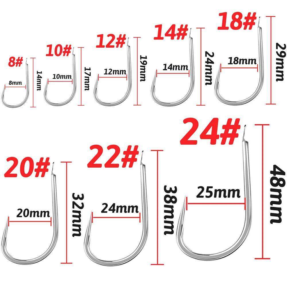 Cast Jig Assist Hook 10PCS/Lot High Carbon Steel Angle Barbed Thread Feather Lake Fishing Tackle Slow Jigging Sea Pesca Fishhook S260305