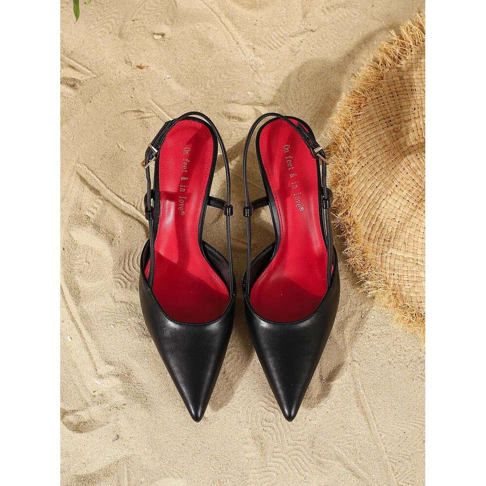 Elegant stylish pointed-toe high for women, comfortable and versatile slim heels
