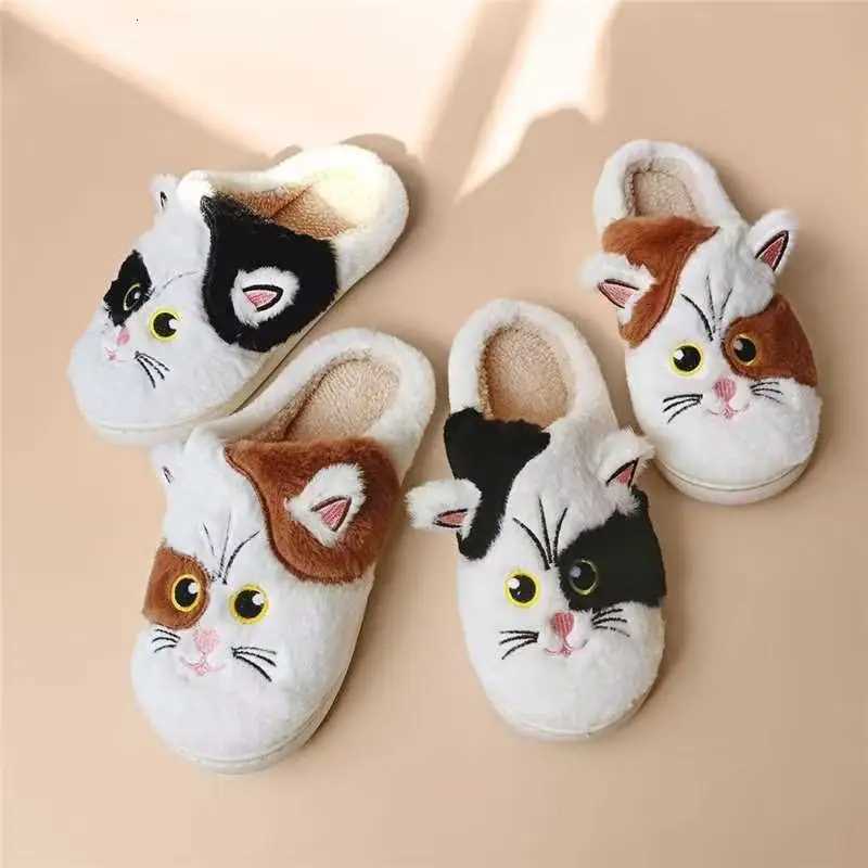Fluffy Casual Slippers Women Home Casual Cartoon Designer Shoes Autumn Winter Indoor Plush Slides Girls Fashion Elegant Footwear S260305ILZP
