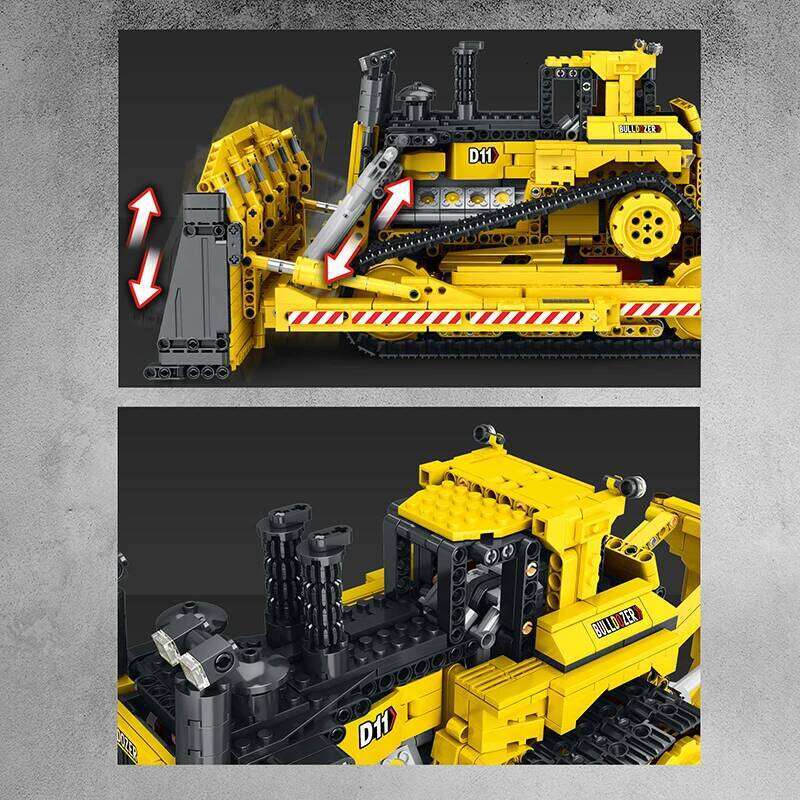 Technical Car APP Remote Control Moter Power Mechanical Bulldozer Building Blocks Brick Engineering Truck Toys Kid Moc Set Gifts Z260306