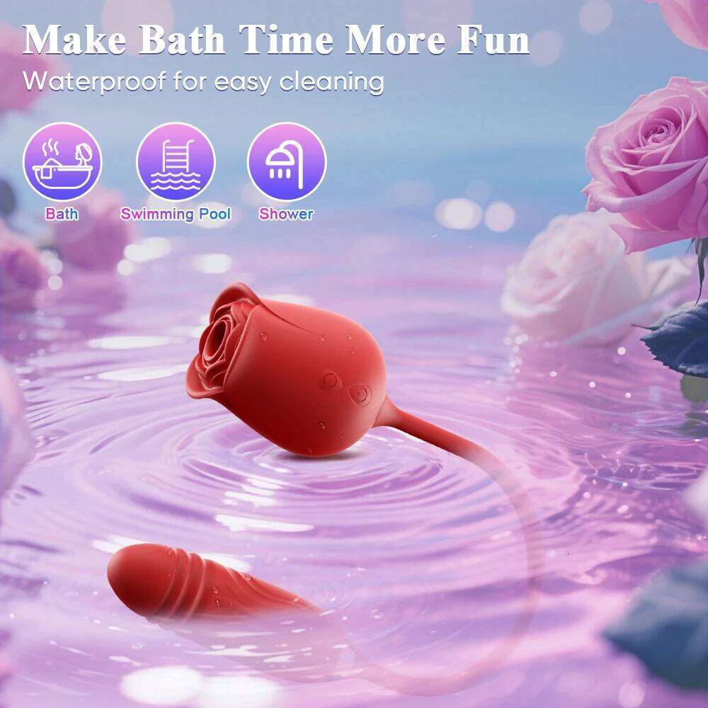 Clit Sucker Vibrator Sucking Clitoris Stimulator with Thrusting Egg Female Masturbation Adult Goods Sex Toy for Women W260305