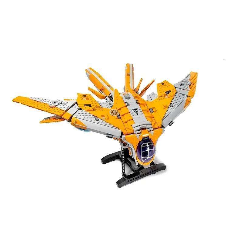 1901PCS Super Hero The Guardians' Ship Spaceships Building Blocks With 6 Figures Construction Bricks Toy Children Kids Gift Z260305