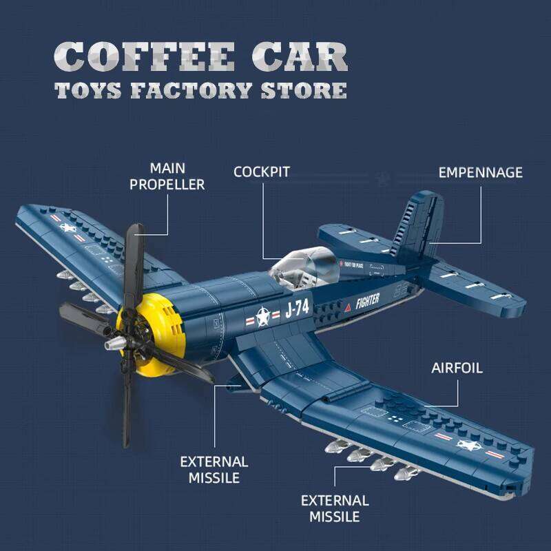 Military Fighter Jets MOC Bricks 3D Model Creative Arms Warplane Building Blocks Plane Children Toys Kids Boys Birthday Gift DIY Z260306