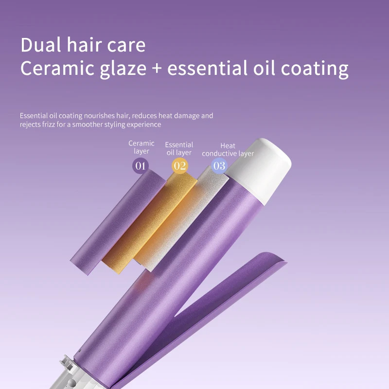 Hair Curler Large Volume Does Not Hurt The Hair Perm Negative Ion 32mm Bangs Lasting Syling Electric Curling Iron 260305