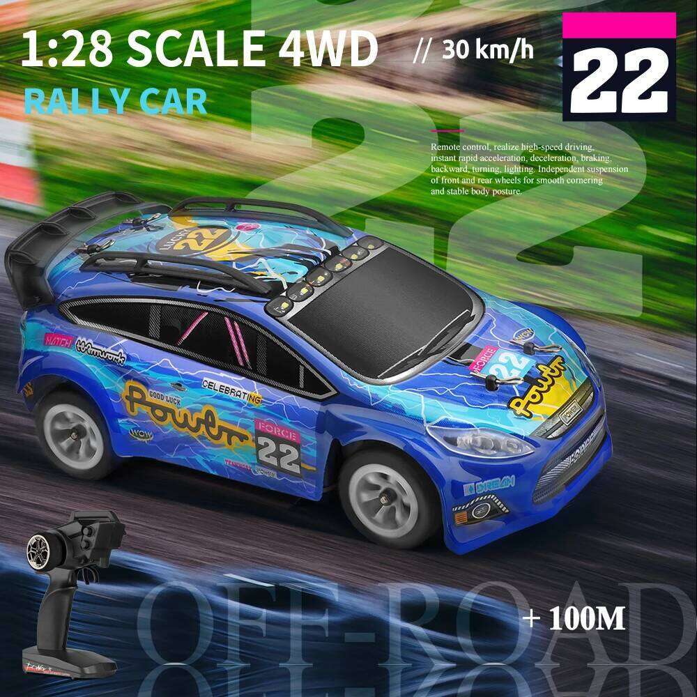 WLtoys 2.4G RC Drift 1/28 4WD 30KM/H Remote Control High Speed Four Wheel Drive Radio Controlled Mini Racing Car Model C260305