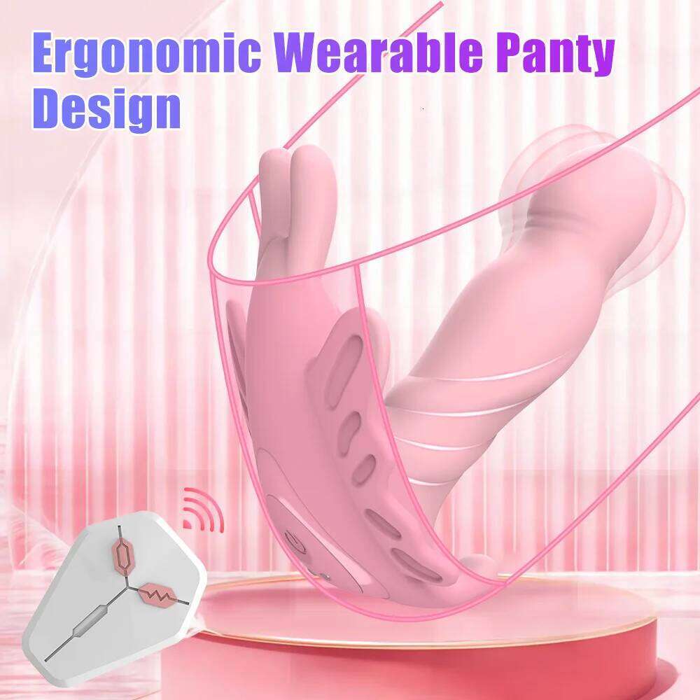 Wearable vibrator Female Clitoris G Spot Strong Vibration Stimulator Vaginal Massage Masturbator Sex Toys For Women Adult 18 W260305