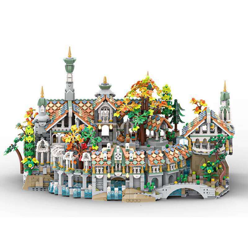 Movie Rivendell Medieval Castle Sets,City Modular Building Assembly Brick Blocks Model Kit,Toys Gifts Kid Adult 4406PCS Z260306