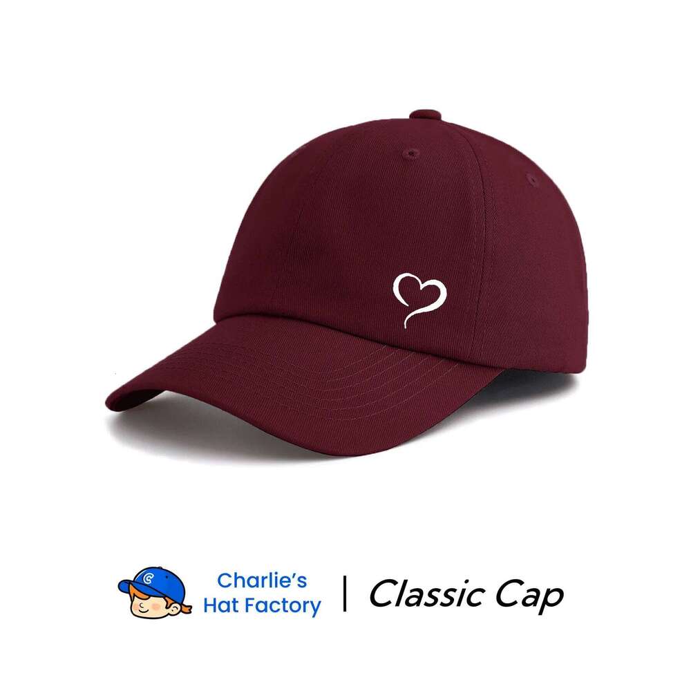 1 Piece Heart Print Baseball Cap, Classic Casual Stylish, Perfect Gift For Families And Friends Y260304