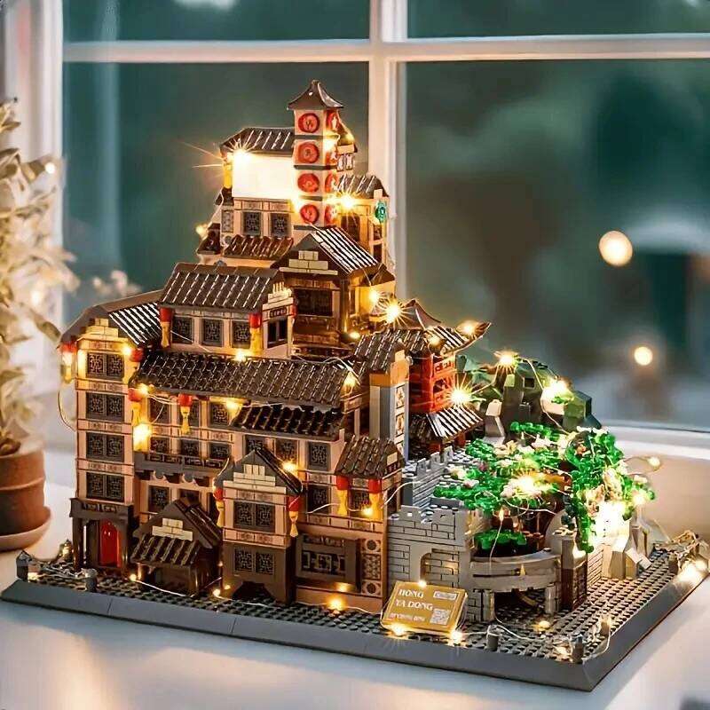 1846 Pieces of Hongyadong Puzzle Building Blocks, Creative Decorations and Room Decorations, Birthday, Valentine's Day/Christmas/Christmas Eve Ho