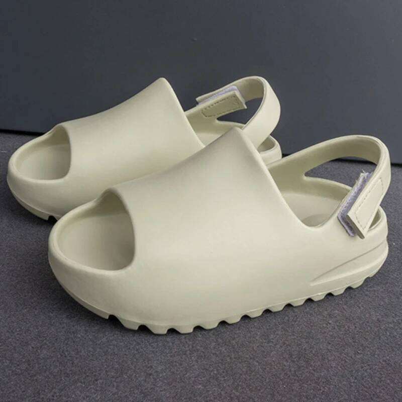 LItfun Summer Kids Sandals Comfy Baby Adjustable Thick Sole Non-Slips Bathroom Slippers NO-Odor Children House Shoes