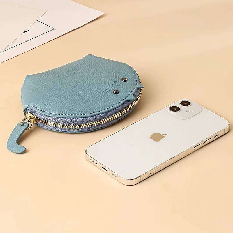 New Cute Cow Leather Women's Coin Purse Creative Card key lipstick storage bag Holder Wallet For Women C260304