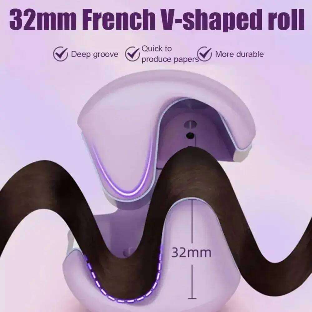 32MM Hair Curler Tool Roll Lasting Styling Fast Heating Deep Wave Electric Curling Iron 4 Temperature Adjustable 26Y0306