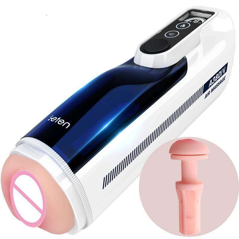 Leten Swinging Piston Thrusting Male Masturbator, Heatable Vagina Pussy Moaning Stepless Control Machine Sex Toys For Men W260305