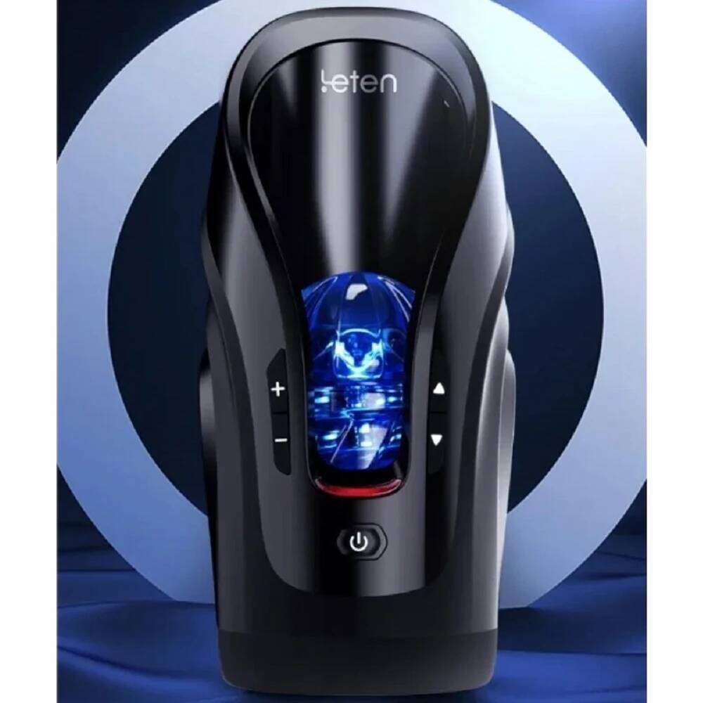 Piston Orgasm High Speed Telescopic Male Masturbation Cup Intelligent Moan Soft Channel Sex Toys for Men Adults Realistic Vagina W260305