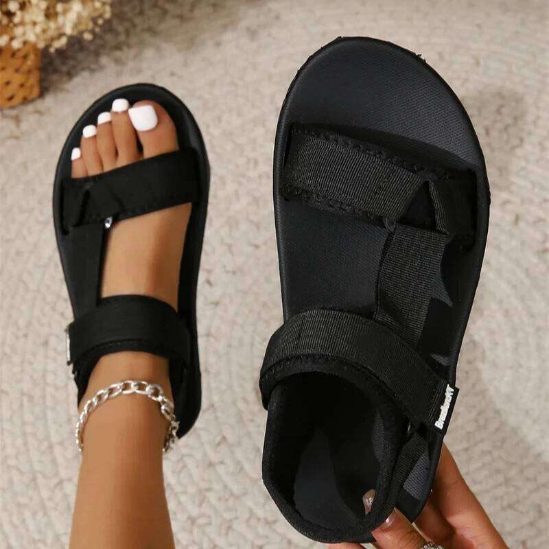 Summer New Wear-resistant, Comfortable, Fashionable and Casual for Women To Wear Thick-soled Beach Sandals