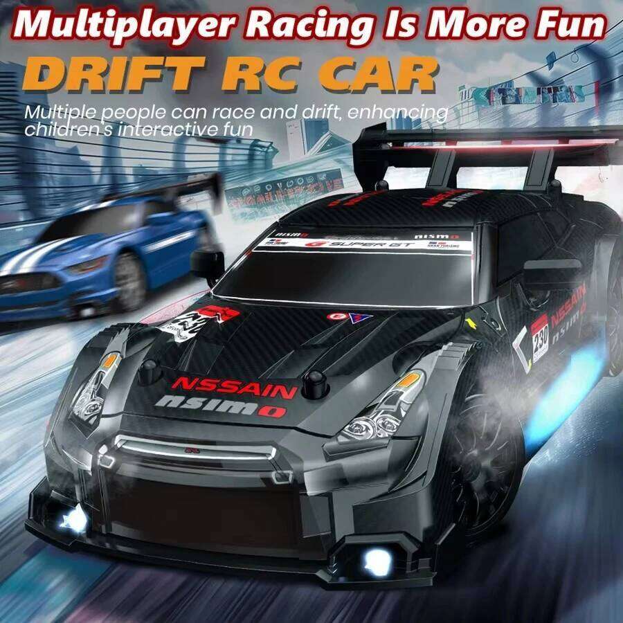 2.4G High speed Drift Rc 4WD Remote Control AE86 Model GTR Vehicle Car RC Racing Cars Toy for Children Christmas Gifts C260305