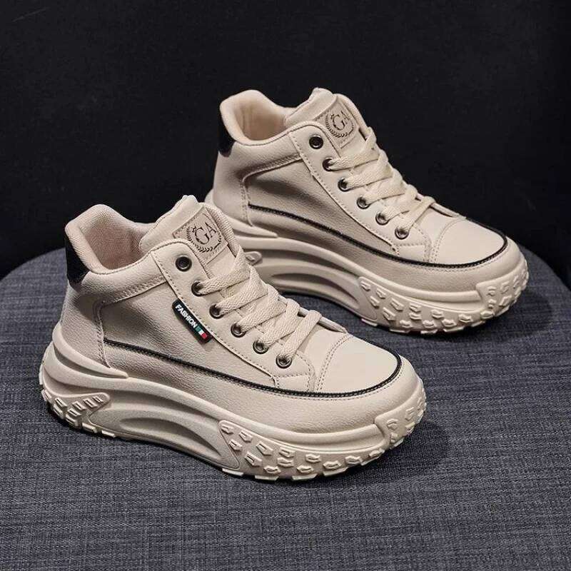 Vulcanized Platform Fashion Autumn New Women's Shoes for Lady Running Sports Casual Breathable Wear-resistant Shoe