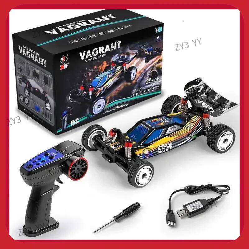 Wltoys 244016 High-Speed RC Car Electric Remote-Controlled 1:24 Scale Toy Model for Competitive Racing Christmas Gift C260305