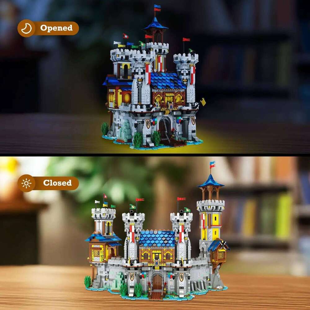 2722PCS Medieval Castle Kits Creative 3 in 1 House Building Model Adults Collection Architecture Set Toys Gift for Boys Z260306