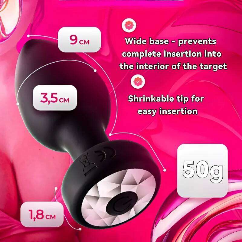 Anal Vibrator Wireless Remote Control Vagina Butt Plug Prostate Massager Female Masturbator for Adult Sex Toys Women Men Gay W260305