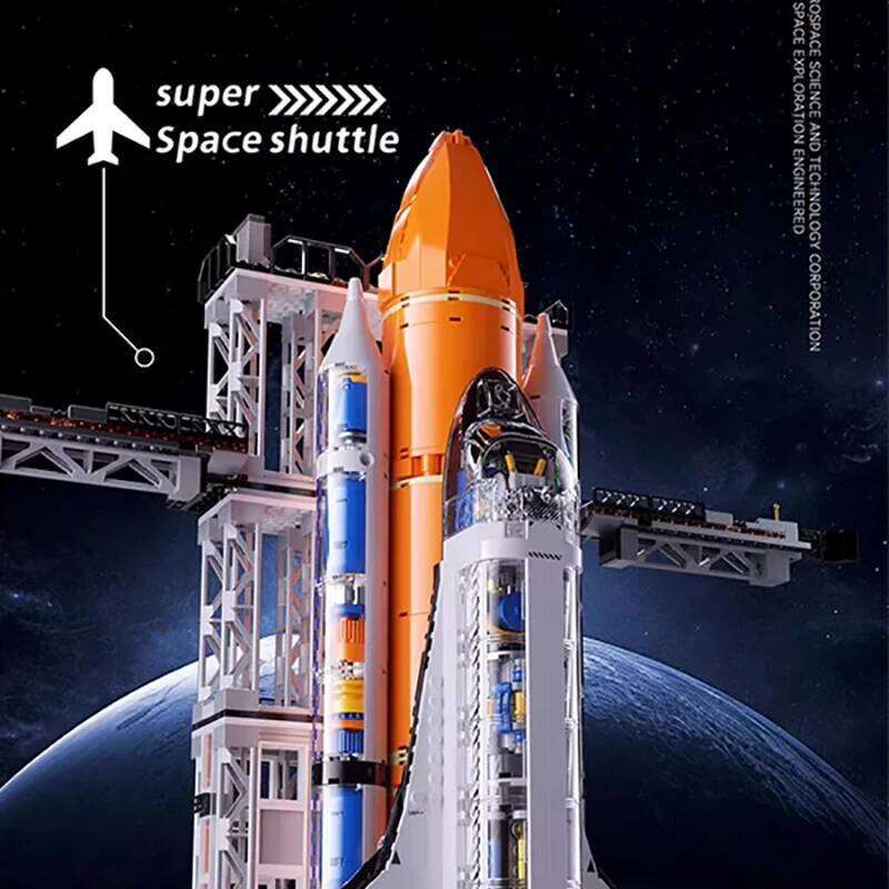 Creative Expert Super Space Shuttle Modular Buildings Blocks Spacecraft Model Kit Toys Adults Kids Gifts 2200+PCS Z260306