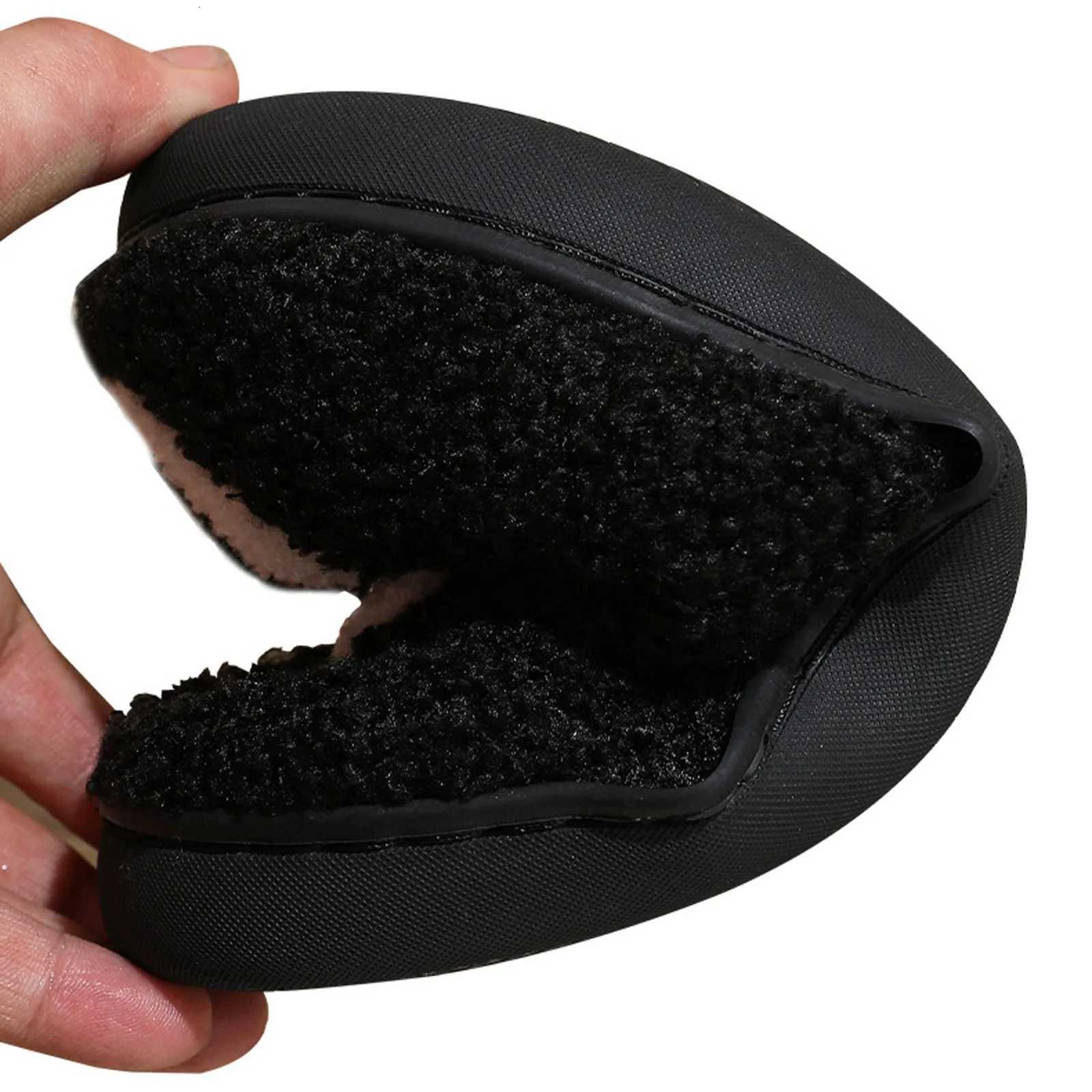 Ghostface Home Cotten Slippers WomenS Winter Halloween Black Warm Plush Slippers Men Flip Flops Indoor Floor Slippers Gift S260305