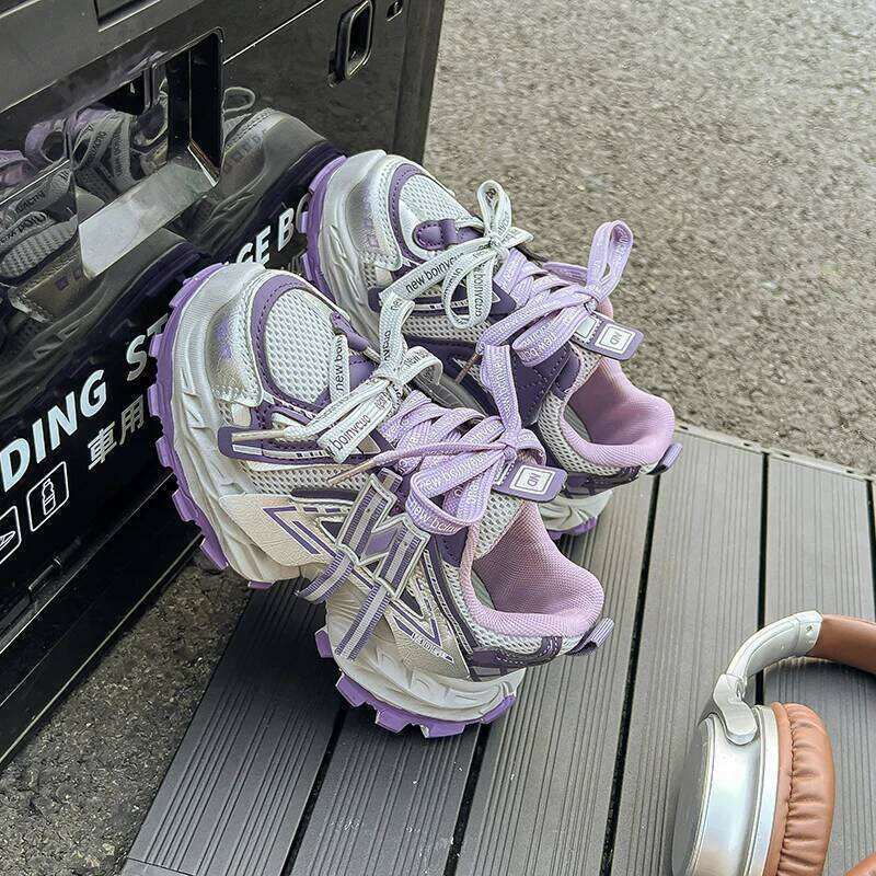 Children's Thick-soled Sports Autumn Leather Fashion Girl's Running Boys' Casual Lace-up Soft Sole Kids Shoes 26Y0304