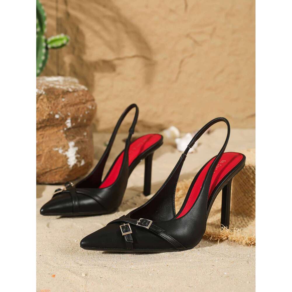 Women's Fashion Slip-On Stilettos, Elegant Comfortable and Breathable Simple Versatile Heels
