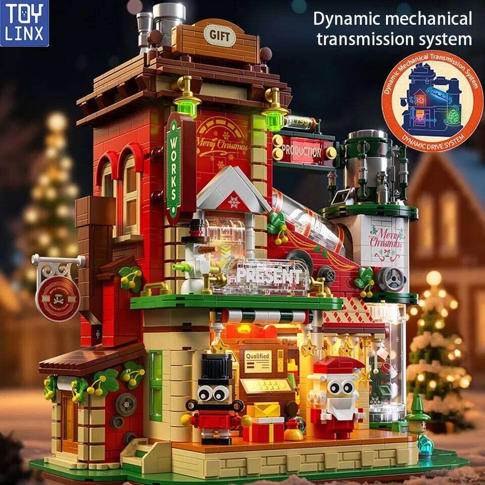 TOYLINX 2782PCS Factory Building Block Ornament Christmas Gifts Construction Blocking Educational Toys For Children 8 Year Old Z260305