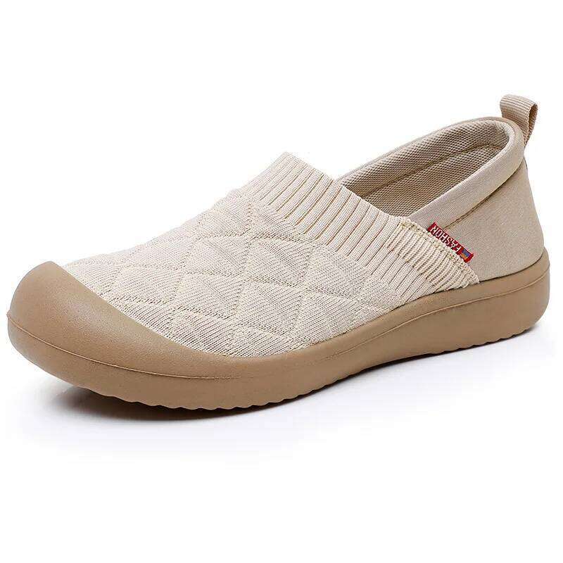 Spring Autumn Fashion New Lightweight and Comfortable Single with Soft Surface One Step Stepping Women's Shoes