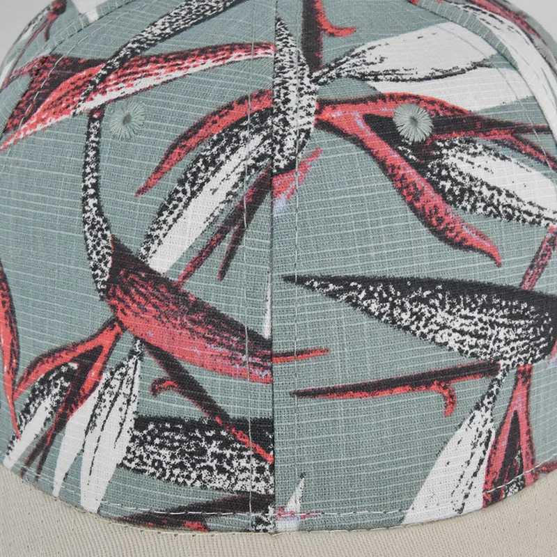 Spring And Autumn Mens And Womens Personalized Beach Graffiti Printed Baseball Cap Silk Screen Duck Tongue Hat Sunshade Hat S260306