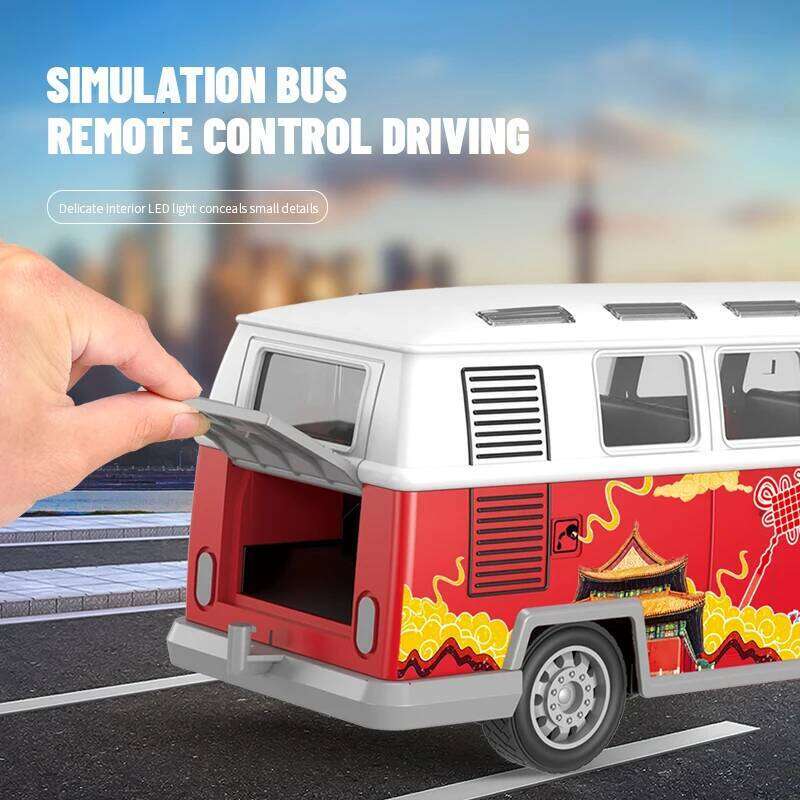 1/30 Rc Remote Control School Ambulance Tuck Tour Model Double Decker Bus Electric Car Boys Toys Birthday Gifts C260305