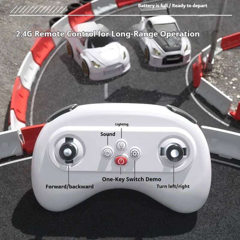 Egg 2.0 Remote Control Car Rc Drift Magnetic Modification Infinitely Variable Speed Man'S Toy Gtr Model Gift C260305