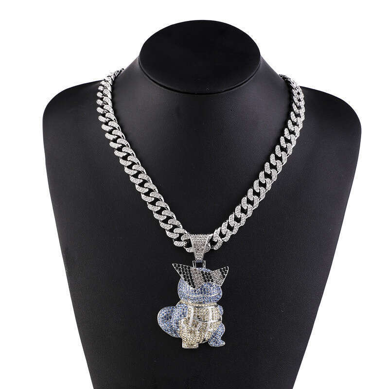Hot-selling Hip-hop High-quality Design Sense Alloy Full Diamond Cartoon Character Three-dimensional Pendant Free Shipping Nationwide