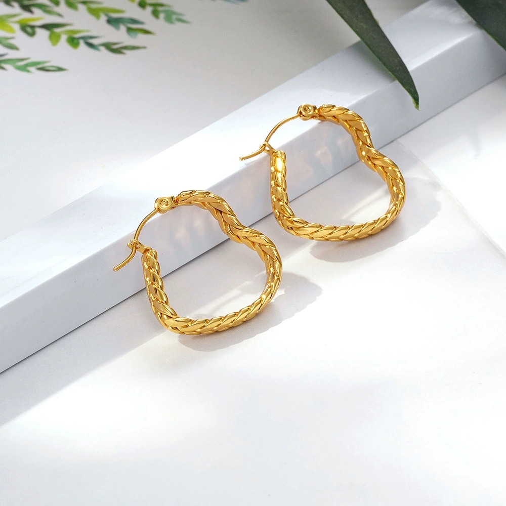 Trendsetting Ladies' Jewelry: Premium European-Inspired Wheat Shaped Earring Set