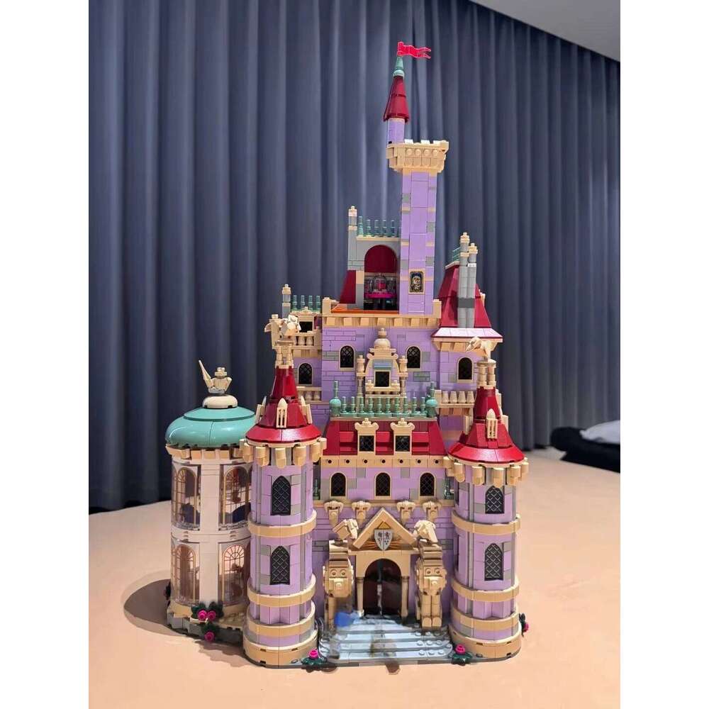 New Romantic castle model brick decoration birthday building block toy gift for boys and girls Z260305