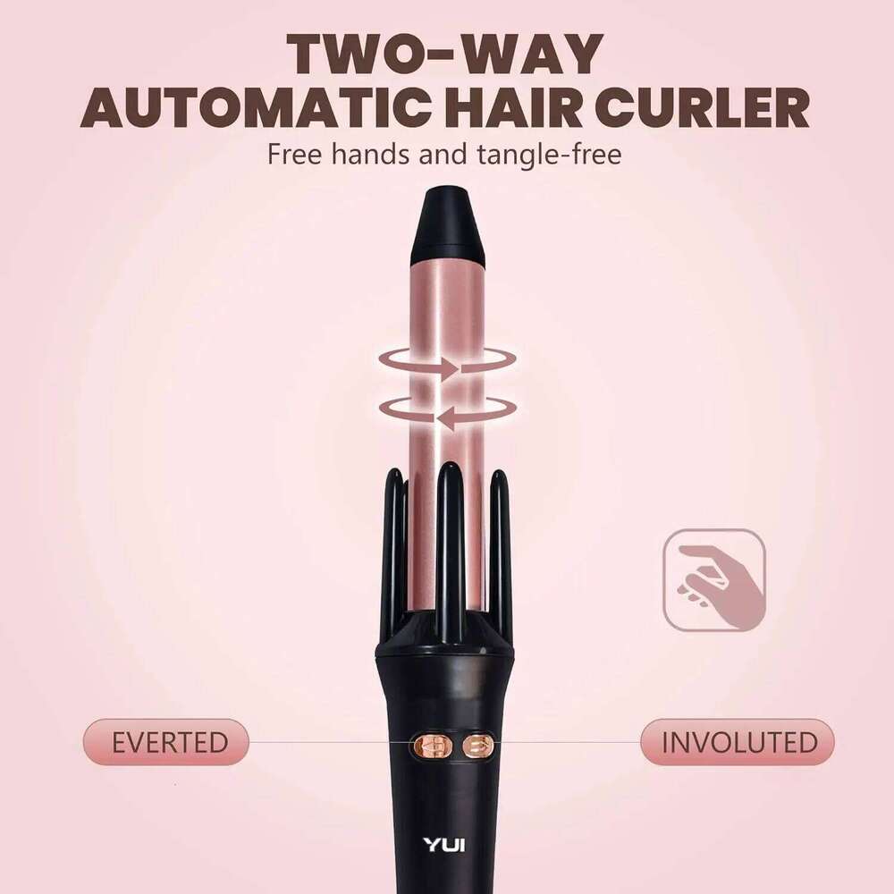 Auto Rotating Ceramic Automatic Styling Tool Iron Curling Wand Air Spin and Curl Curler Hair Waver 26Y0305