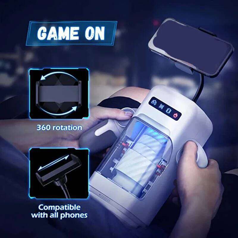 Automatic Male Thrusting Heating Masturbator Oral Cup Stroker Real Vagina Sucking Blowjob Sex Toys Vibration with Phone Holder W260305
