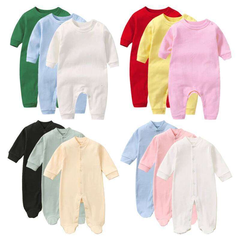 Promotion Limited Offer Cotton Newborn Baby Jumpsuits Growing Rompers Sleepsuits One-pieces Jumpers Grows Pyjama Roupa Sleepsuit Z260306