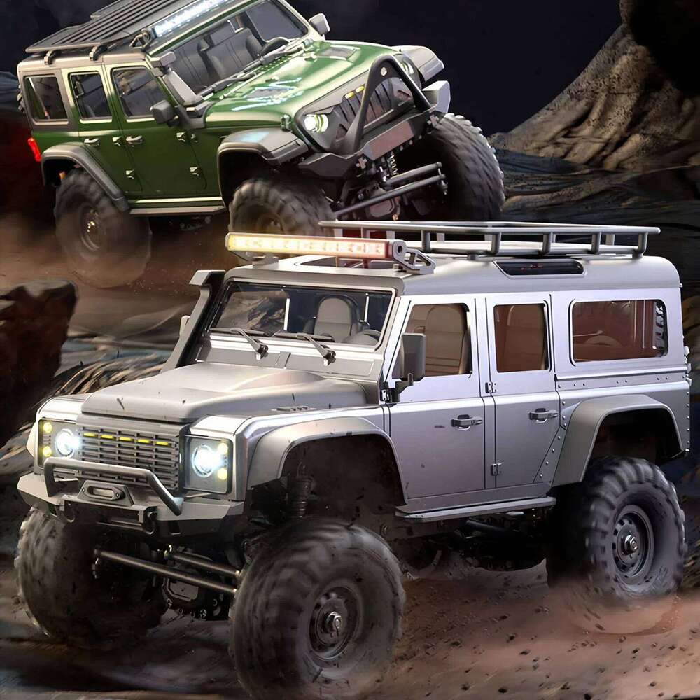 HB HuangBo RC RTR 1/16 Scale 4WD Off-Road Crawler Car Full Proportional Remote Control Electric Toy for Adults and Kids C260305