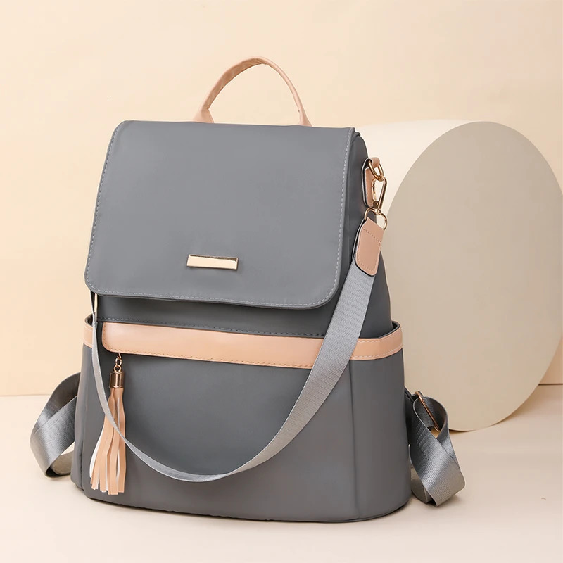 1 anti-theft medium-sized classic backpack with black minimalist adjustable shoulder straps perfect for outdoor travel and ba260228