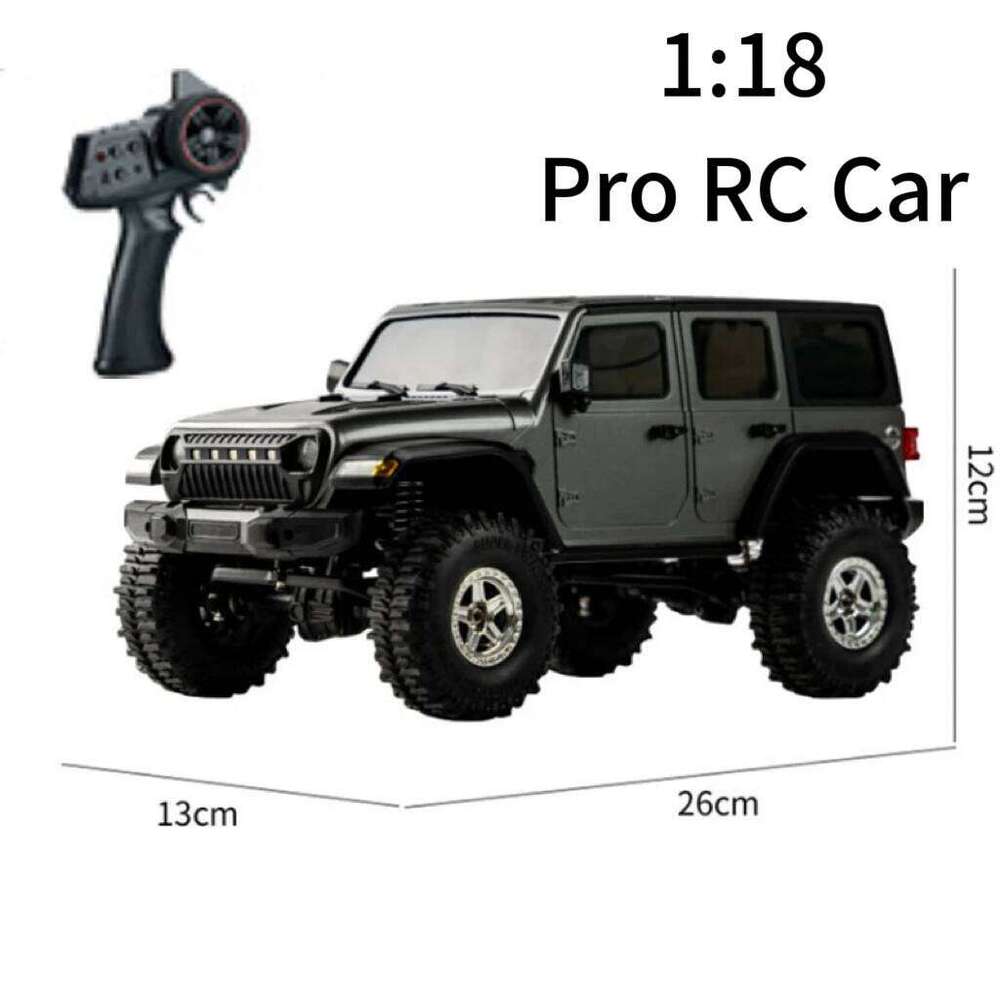 JJRC 8801 Upgraded PR0 Exclusive Black Samurai 1/18 full proportional 4WD suspension off-road car Model C260305