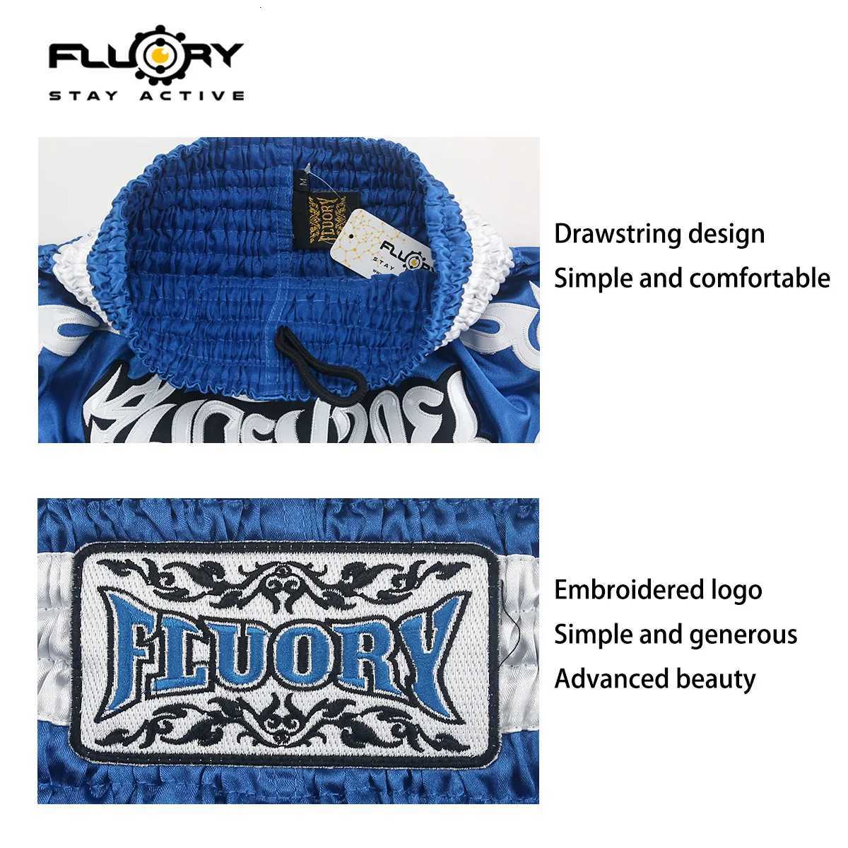 FLOURY Tai Boxing Shorts For Men And Women Martial Arts Training Apparel Boxing Pants With Option Free Shipping MMA Shorts X260306