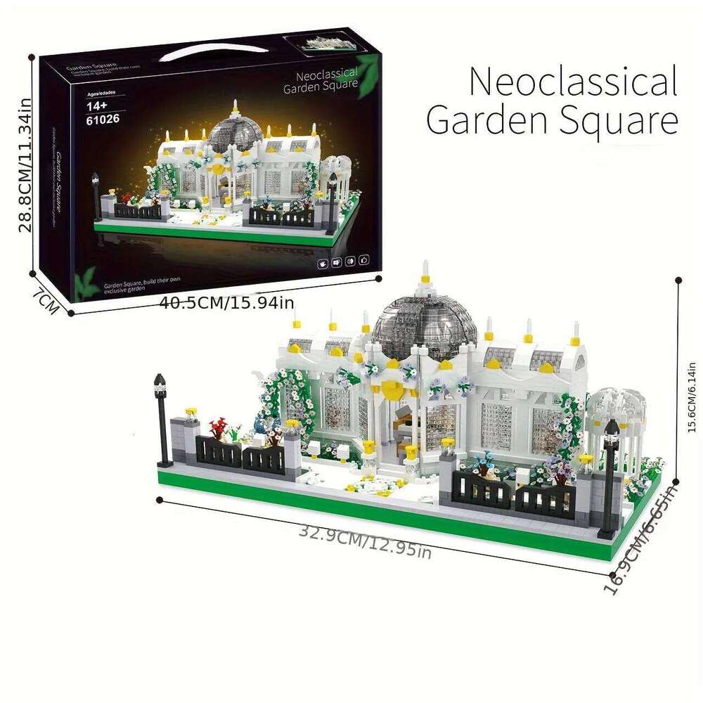 3688 Piece Garden Square Assembly Set Christmas Birthday Gift Difficult Home Decoration Toys Suitable for Adults Z260305